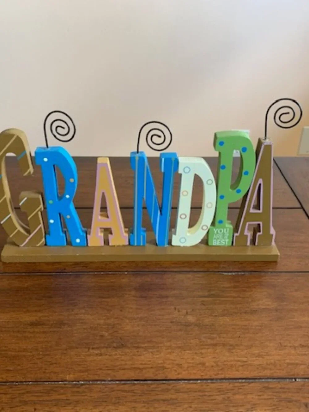 GRANDPA wooden sign